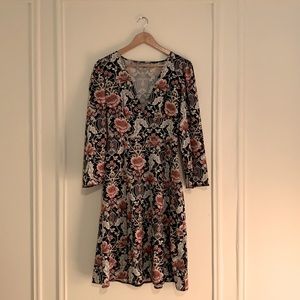 Groovy Floral Dress- Midi